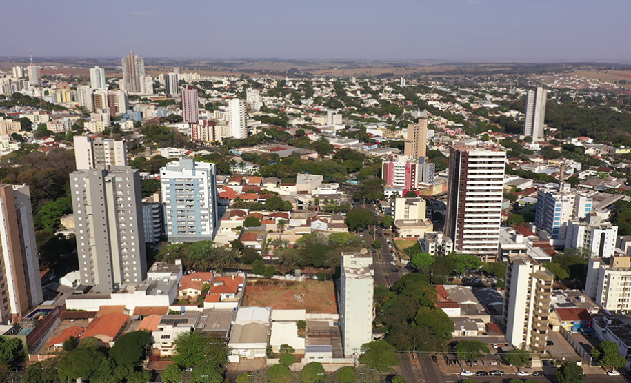 Vista aérea da Cidade